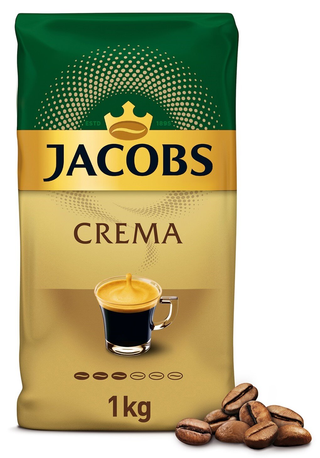 Kawa ziarnista JACOBS Crema  1kg