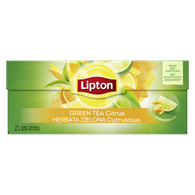 Herbata zielona cytrusowa Green Tea Lipton 25 torebek