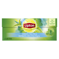 Herbata zielona mięta Green Tea Lipton 25 torebek