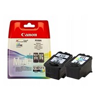 Zestaw dwóch tuszy Canon PG510/CL511 do MP-240/260/270/280/480/490 | CMYK