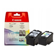 Zestaw dwóch tuszy Canon PG510/CL511 do MP-240/260/270/280/480/490 | CMYK