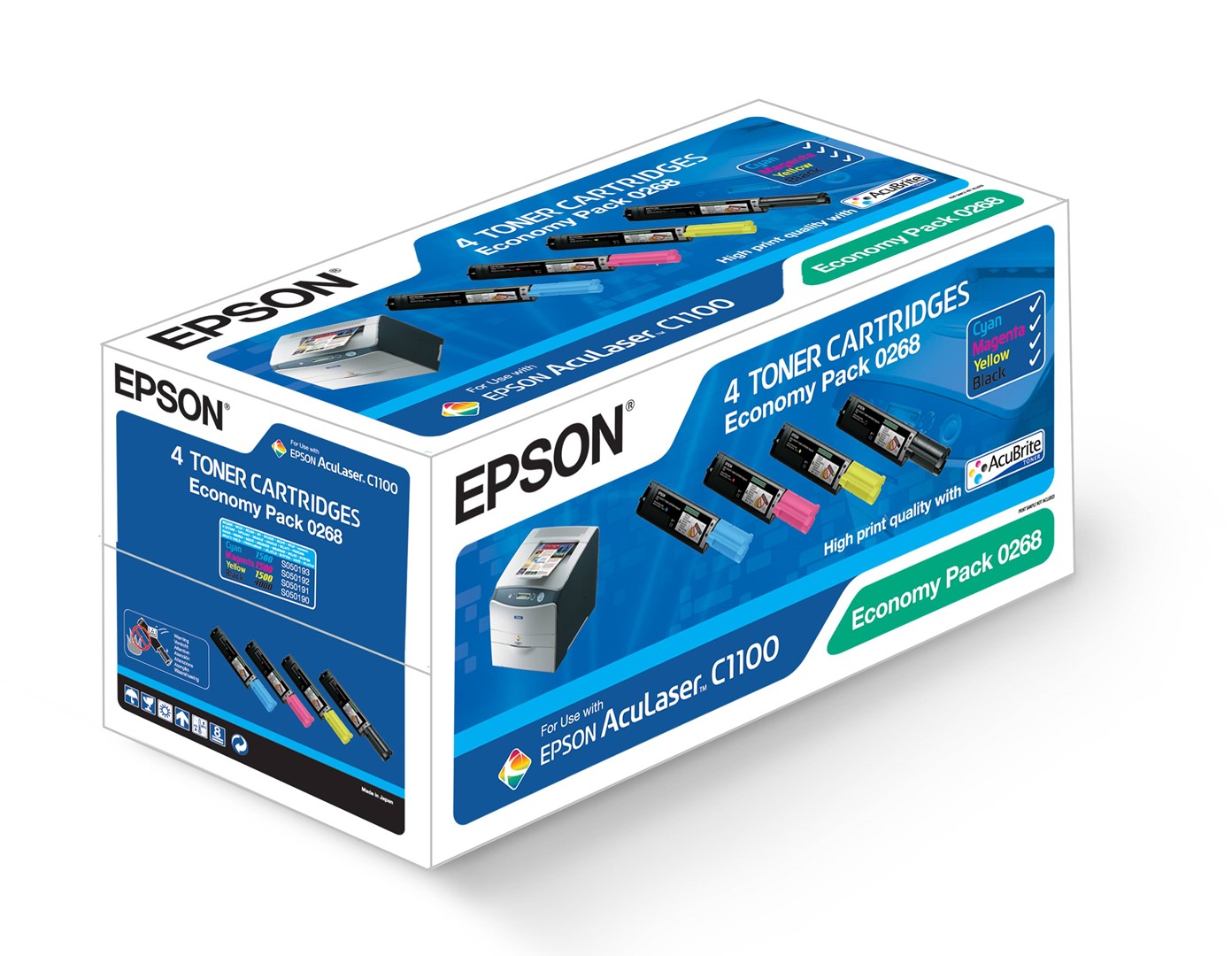 Zestaw tonerów  Epson  do   AcuLaser  C1100, CX-11 Series | CMYK