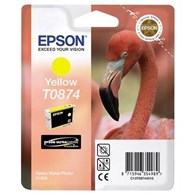 Tusz  Epson T0874 do Stylus Photo R1900   | 11,4ml | yellow