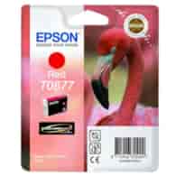 Tusz  Epson  T0877  do  Stylus Photo R1900  | 11,4ml | red