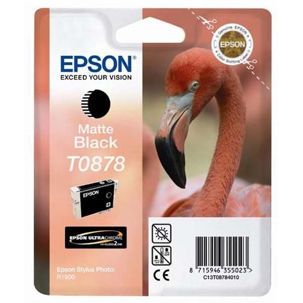 Tusz  Epson  T0878  do Stylus Photo  R1900   | 11,4ml |  matte  black