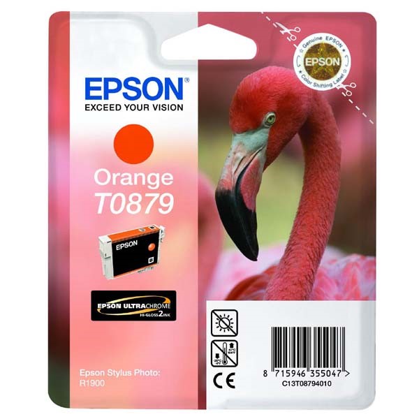 Tusz  Epson  T0879  do Stylus Photo R1900  | 11,4ml |   orange