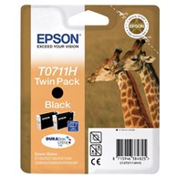Tusz Epson  T0711H do  D120,SX-205/405/515 | 2 x 11,1ml |   black