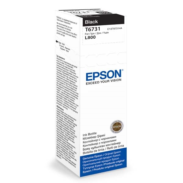 Butelka  z tuszem  Epson T6731 do  L800 | 70ml |  black