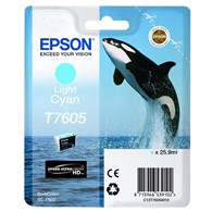 Tusz Epson T7605 do SC-P600 | 25,90 ml | light cyan