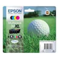 Zestaw Tuszy Epson 34 XL do WorkForce Pro WF-3720DWF | 48,7 ml | CMYK