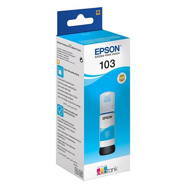 Butelka z tuszem Epson T103  do L31xx | 65ml | cyan