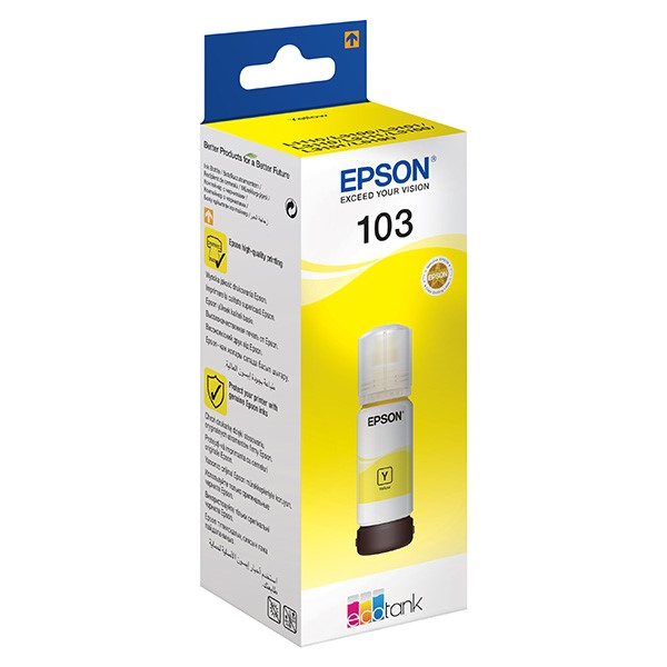 Butelka z tuszem Epson  ET103  do L31xx | 65ml | yellow