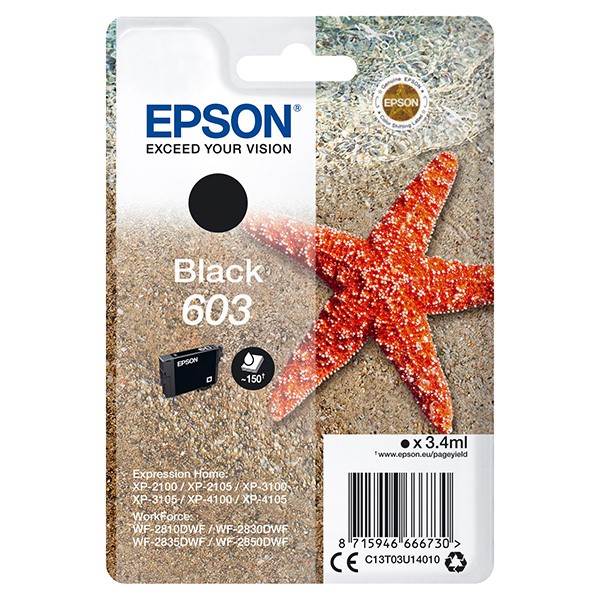 Tusz Epson 603 do XP-2100/2105/2150/3155 | black | 150str | 3,4ml