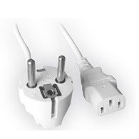 Kabel zasilający 1,8m biały
