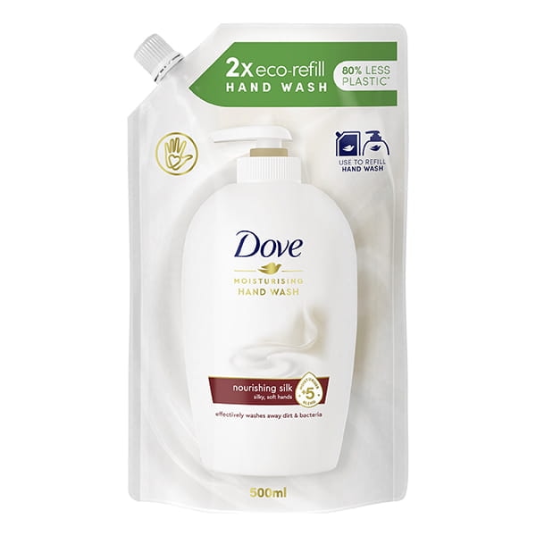 Mydło w płynie ZAPAS 500ml DOVE silk