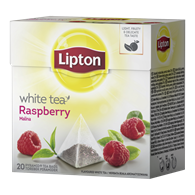 Herbata biała malina White Tea Lipton 20 piramidek