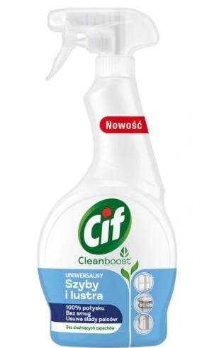 Cif Płyn do mycia szyb i luster uniwersalny 500 ml