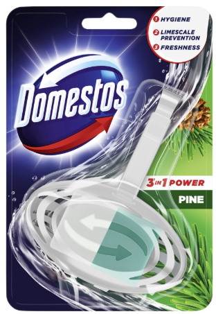 Kostka toaletowa DOMESTOS Pine, w koszyku, 35g