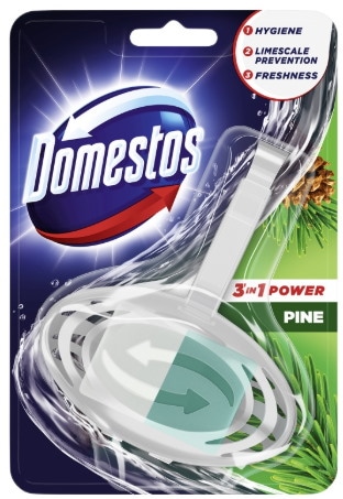 Kostka toaletowa DOMESTOS Pine, w koszyku, 35g