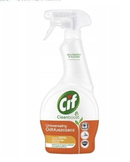 CIF SPRAY DO CZYSZCZENIA 500ML UNIWERSALNY ODTLUSZCZACZ/KUCHNIA
