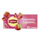 Herbata LIPTON owocowa, truskawka i rabarbar, 20 torebek