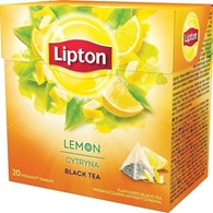 Herbata czarna cytryna Black Tea Lipton 20 piramidek