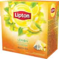 Herbata czarna cytryna Black Tea Lipton 20 piramidek