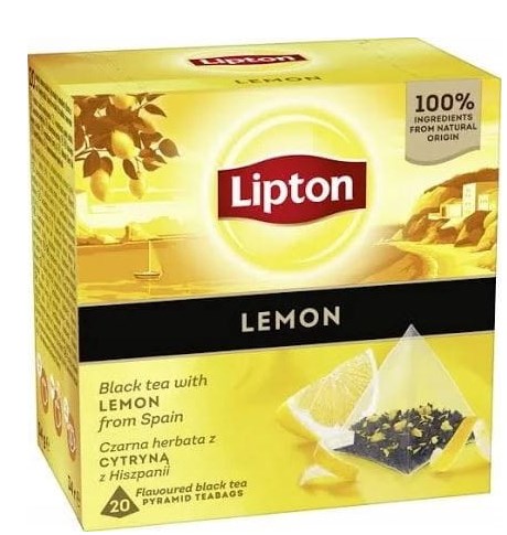 Herbata czarna owoce cytrusowe Black Tea Lipton 20 piramidek