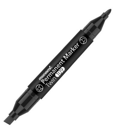 Marker pernamentny TWIN  MONAMI  czarny
