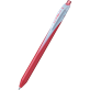 pióro kulkowe z płynnym tuszem żelowym,  system przyciskowy czerwony Pentel