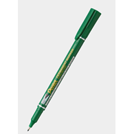 Marker perm  Pentel NF450 0,6mm zielony