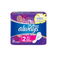 Always Platinum Podpaski ze skrzydełkami Super rozmiar 2, 7 sztuk