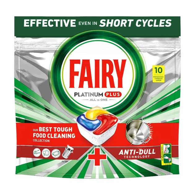 Tabletki do zmywarek FAIRY Platinum PLUS all in one 10 szt.