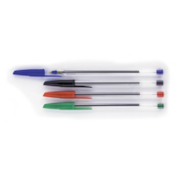 Długopis TAURUS typ-Bic zielony Cristal  MPM 009