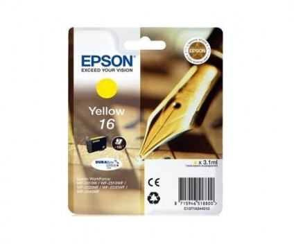 Tusz  Epson  T1624 do  WF-2510WF/2520NF/2530WF  | 3,1ml | yellow