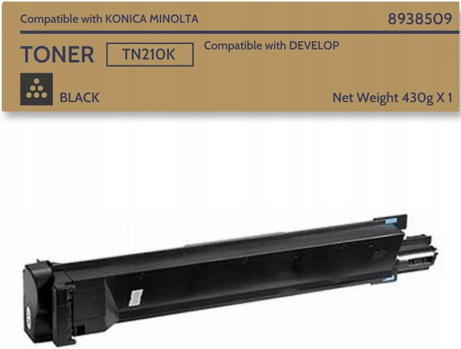 Toner MINOLTA BIZHUB C-250/252 black (20k) TN210K