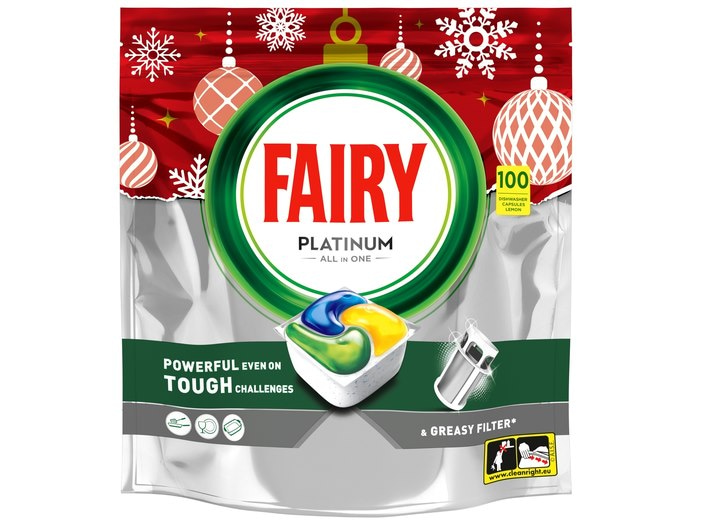 Tabletki do zmywarki FAIRY JAR Platinium, profesjonalne, 100szt