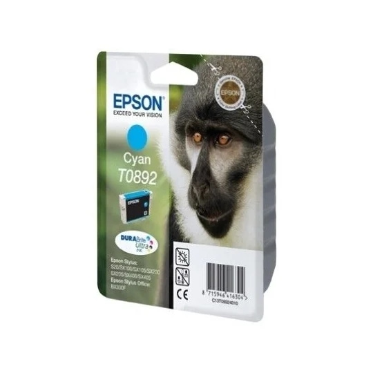 Tusz Epson  T0892  do Stylus S20, SX-100/-105/-200/-205   | 3,5ml | cyan
