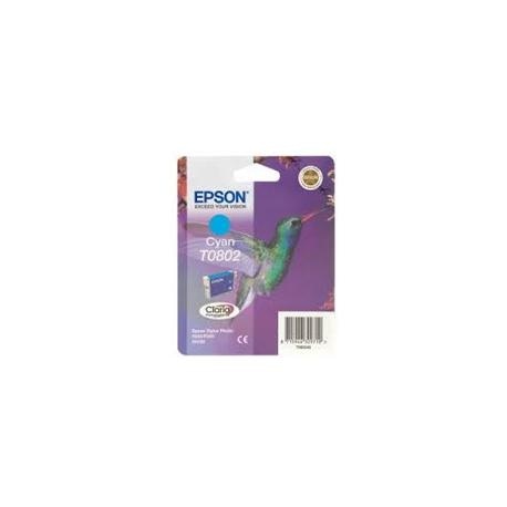 Tusz  Epson  T0802  do Stylus Photo  R-265/285/360 RX560  | 7,4ml | cyan