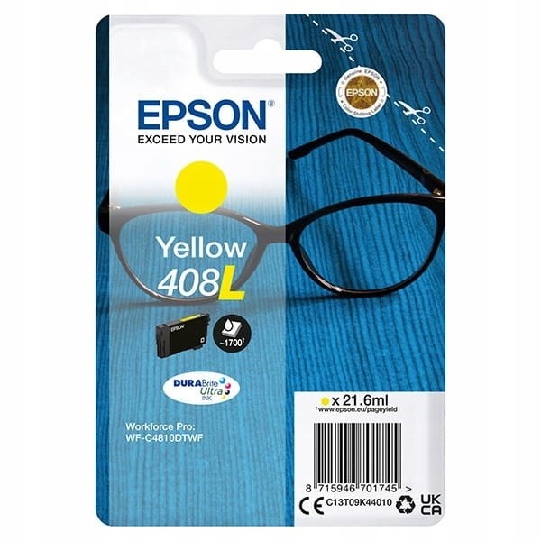 Tusz EPSON C13T09K44010 T09K440 408L yellow