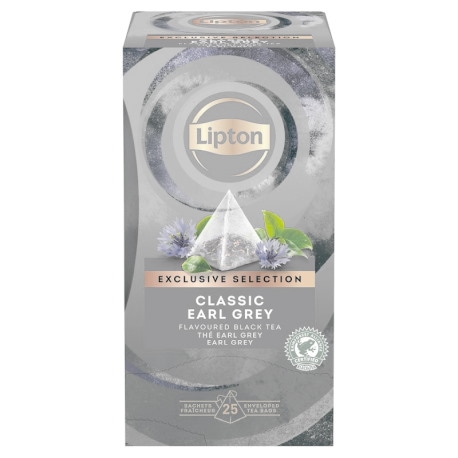 Herbata LIPTON Exclusive Selection, piramidki, Earl Grey, 25 kopert