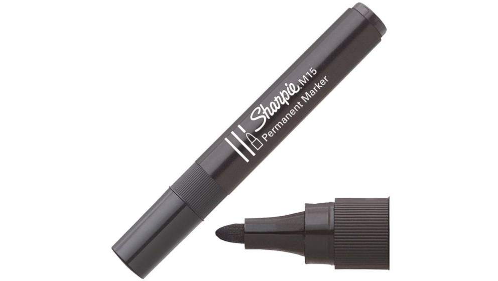 Marker permanetny SHARPIE M15 czarny okrągła końcówka