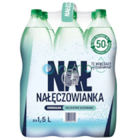 WODA NAŁĘCZOWIANKA LEKKO GAZOWANA 1,5 L NESTLE PET 6szt
[ kaucja ]