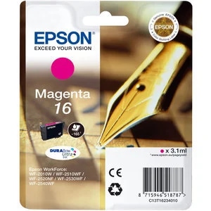 Tusz  Epson  T1623  do  WF-2510WF/2520NF/2530WF  | 3,1ml | magenta