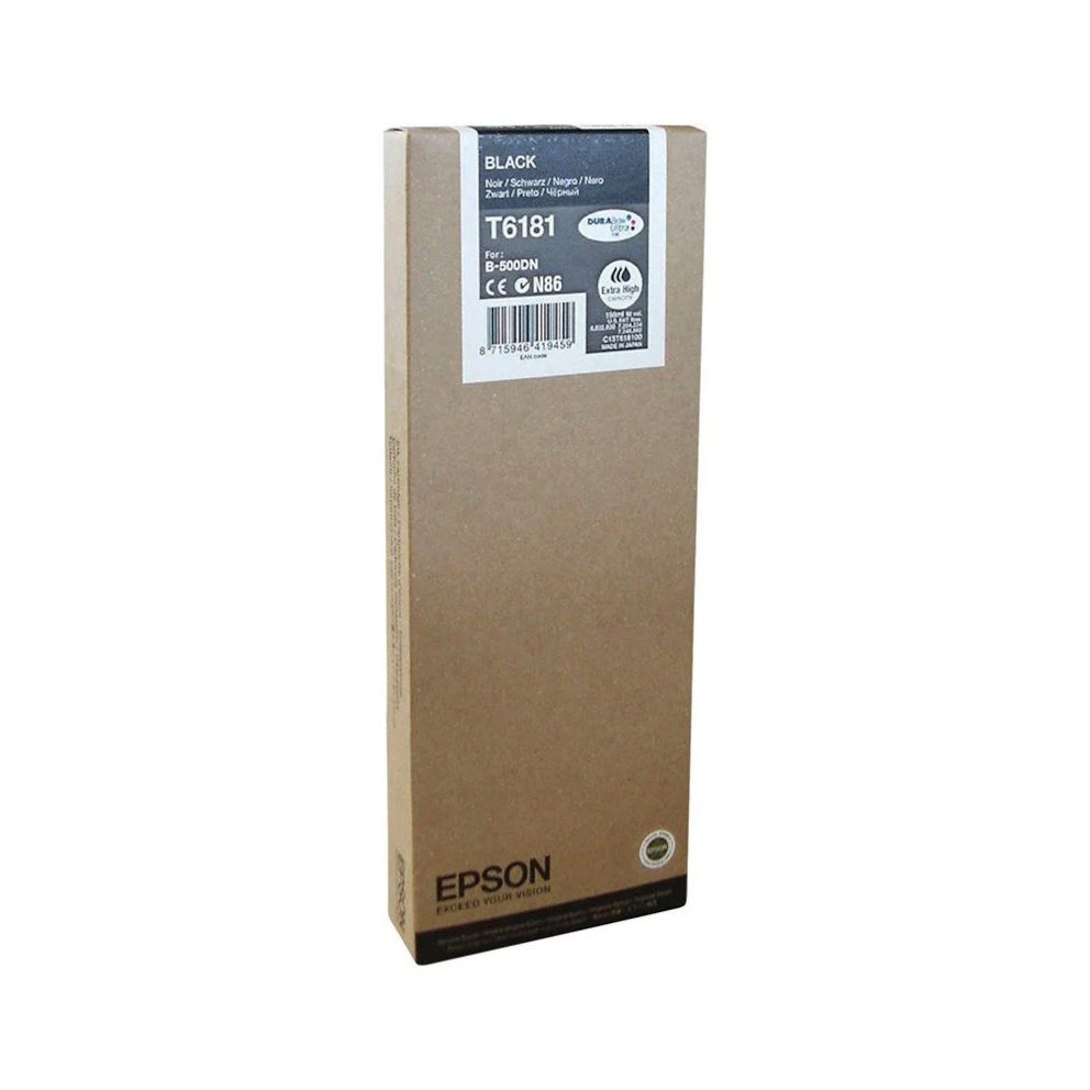 Tusz Epson  T6181 do  B-500DN/510DN  | 198ml |   black