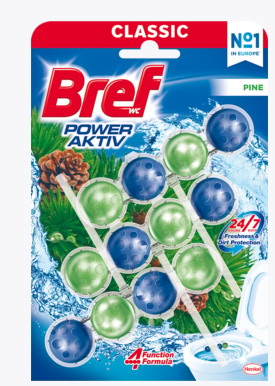 Kulki barwiące BREF Power AKtiv Pine, 3x50 g