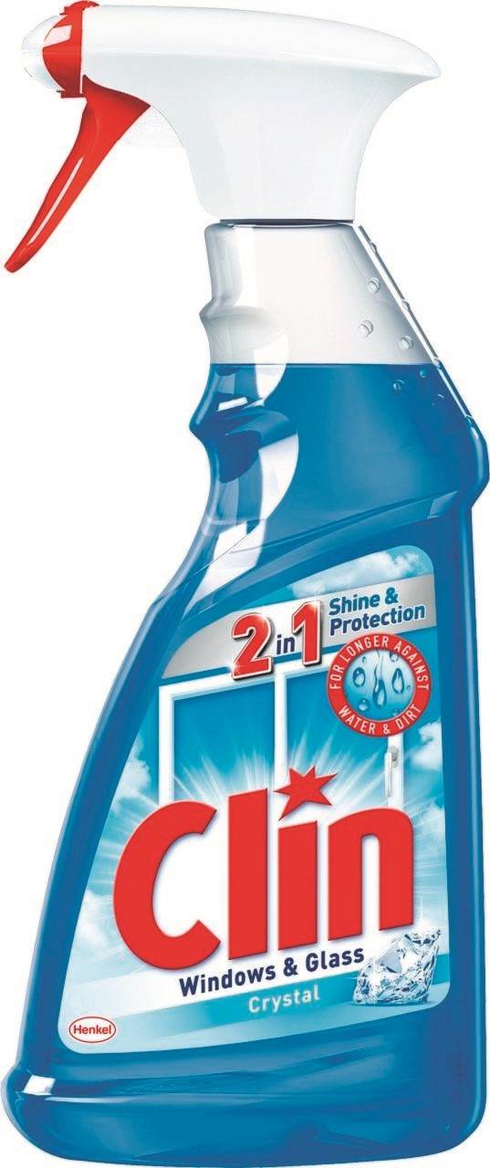 Płyn do mycia szyb CLIN Blue, pompka, 500ml