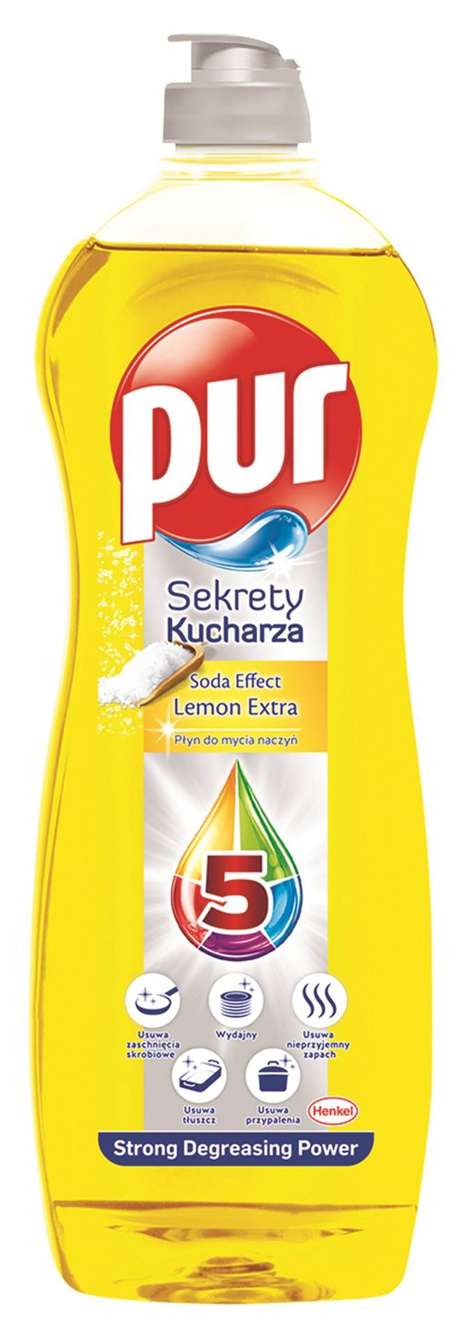 Płyn do mycia naczyń PUR Cytryna, 450ml