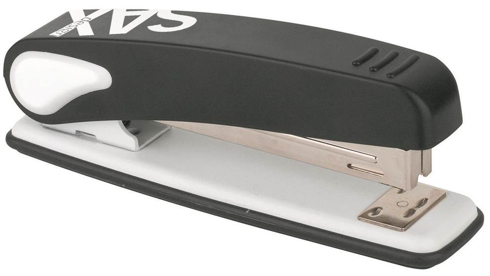 Zszywacz SAXDesign 249 paperbox, zszywa do 25 kartek, czarny