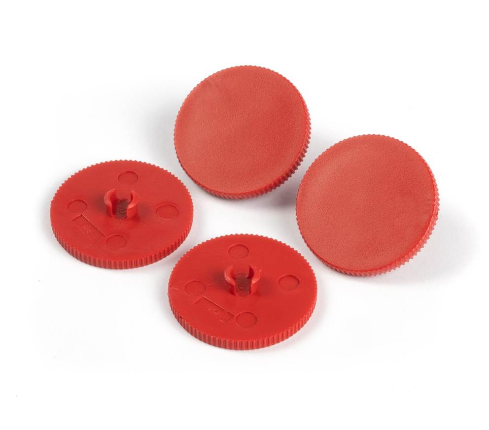 Kółka do dziurkacza SAX908/988 Design, 4szt., czerwony